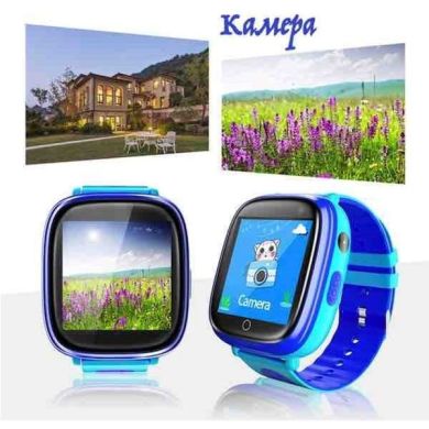 Дитячі GPS годинник-телефон GoGPS Me K14 Сині K14BL