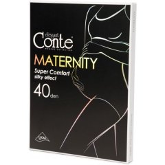 Еластичні шовковисті колготки для майбутніх мам Maternity 40 р 4 бежеві CE MATERNITY