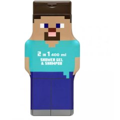 Гель для душу та шампунь 2 в 1, Minecraft Air-Val, 400 мл 124777
