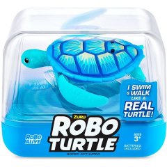 Интерактивная игрушка ROBO ALIVE РАБОЧЕРЕПАХА (голубая) 7192UQ1-1