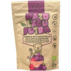 Каша безмолочная Овсяно-рисовая с яблоком и сливой органическая (200г) 6+ 4751030350035