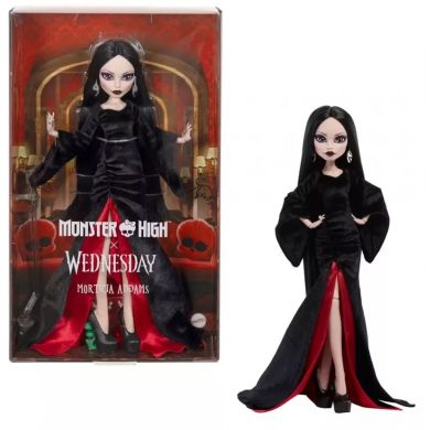 Коллекционная кукла Мортиция Аддамс, Monster High X Wednesday JLK99