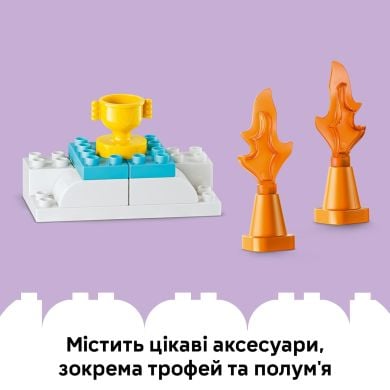 Конструктор 3 в 1 Интересные горки и трамплины с автомобилями Lego DUPLO Town 10478