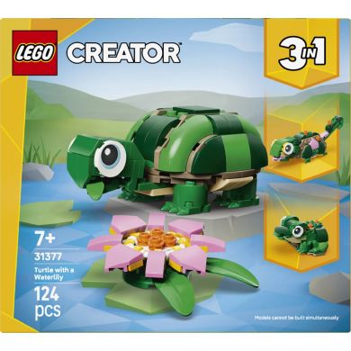 Конструктор LEGO Creator Черепаха с цветком водяной лилии 31377