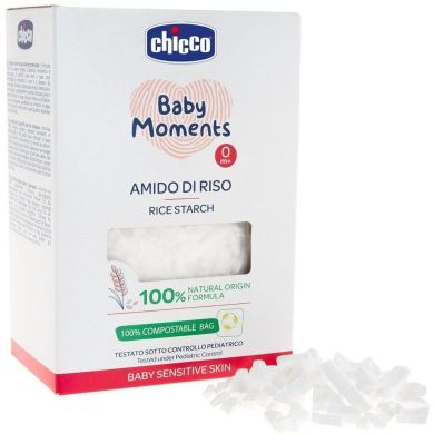 Крохмаль рисовий для чутливої шкіри Baby Moments, 250 г Chicco 10239.00