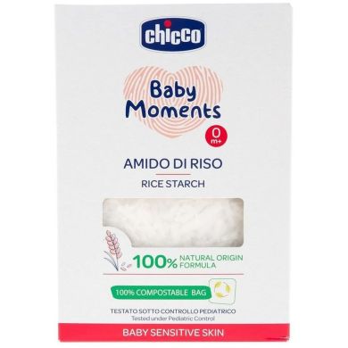 Крахмал рисовый для чувствительной кожи Baby Moments, 250 г Chicco 10239.00