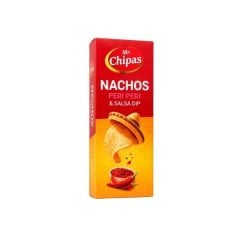 Кукурузные чипсы начос Mr. Chipas Peri-Peri с сальсой,70г (40г начос+30г сальса) LT0626 5905591917360