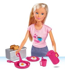 Кукла Simba Toys Штеффи «Готовим завтрак» с тостером и набором посуды, с акс 29 см 5733461