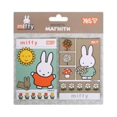 Магніти Yes Miffy Flowers, 6х9 см, 2 шт YES 708566