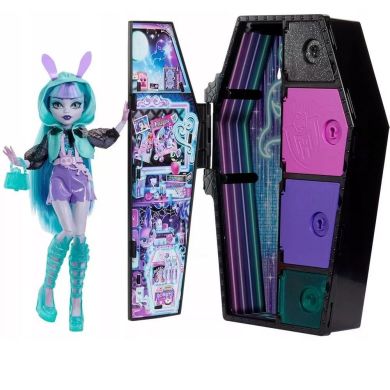 Набор-сюрприз Ужас-секреты Твайлы серии Неоновые и бомбардировщики Monster High HNF82