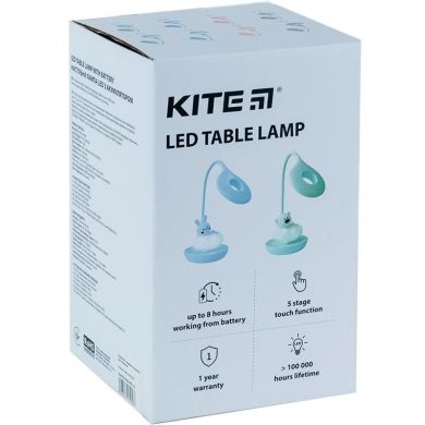 Настільна лампа LED з акумулятором Cloudy Зайчик, білий Kite K24-493-1-1, Білий