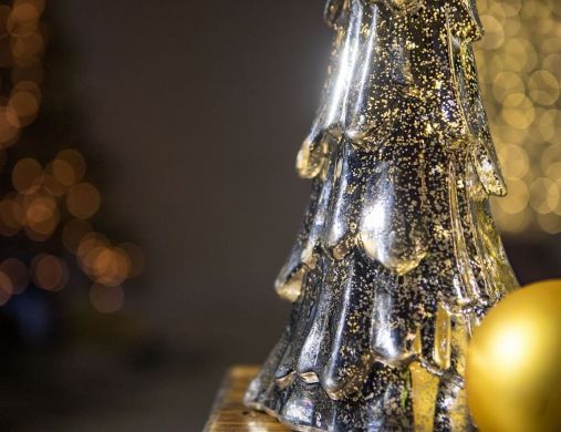 Светящаяся новогодняя фигурка ёлка , 15 микро LED-огней, 36 см, Peha Magic РТ-57115