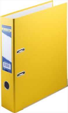 Реєстратор А4, 70мм PP, жовтий, збірний BUROMAX BM.3011-08c