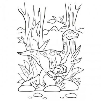 Розмальовка А4 Dinosaurs 2, 12 стр. 1 Вересня 742584