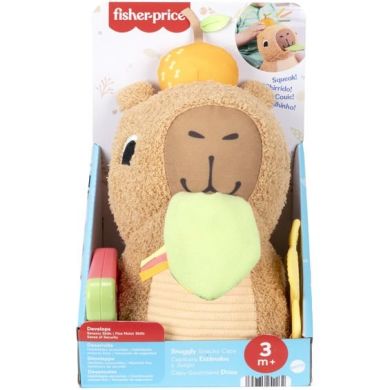Развивающая мягкая игрушка Капибара Fisher-Price HYR54