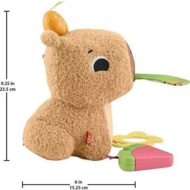 Развивающая мягкая игрушка Капибара Fisher-Price HYR54