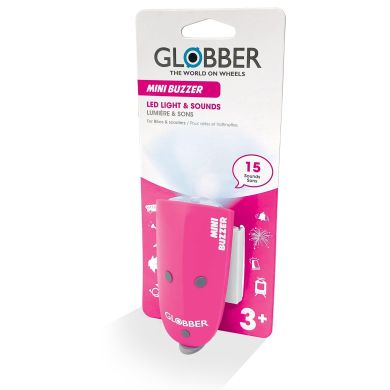 Сигнал звуковий/ світловий GLOBBER Mini Buzzer, рожевий 530-110