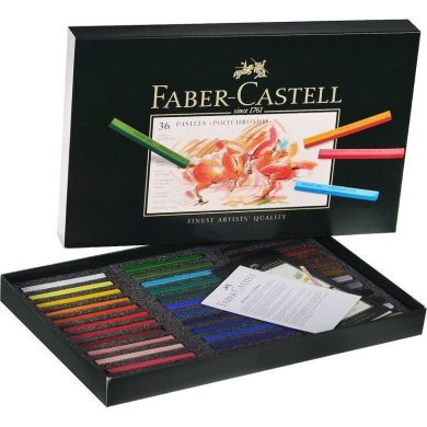Сухая пастель Faber-Castell POLYCHROMOS 36 цветов в картонной коробке 23808