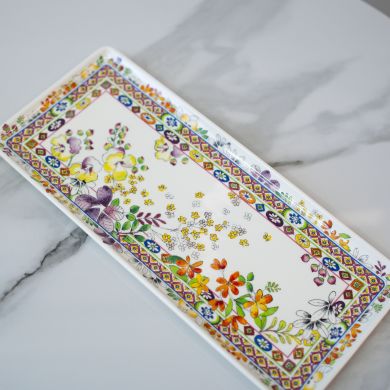 Поднос для сервировки прямоугольный BAGATELLE GIEN 36x15,5 см 1781CPCA01