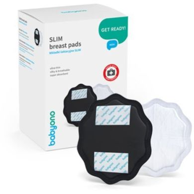 Вкладки лактационные Natural nursing (Черный) (24шт уп.) Babyono 298/02