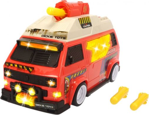 Автомобиль Dickie Toys Кемпер с функцией стрельбы со звуком и световыми эффектами 28 см 3756004