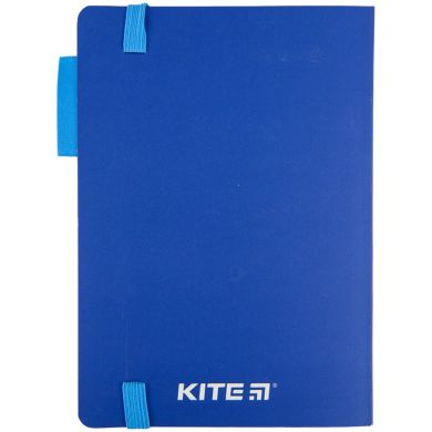 Блокнот твердый переплет, 120х169 мм, 96 листов, синий Kite K22-467-2