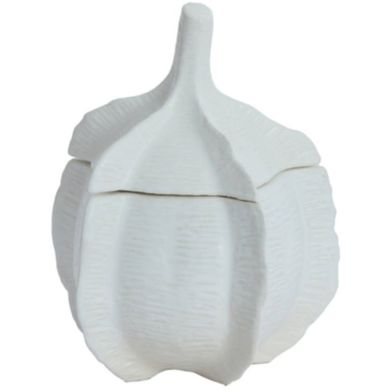Декоративна ваза з кришкою &Oslash;21&times;27 см, SABARA, глянцева, кремова Light&Living 7491143