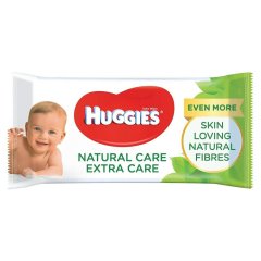 Дитячі вологі серветки Huggies Natural Care Extra Care, 56 шт 2430911