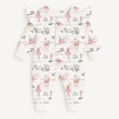 Дитячий комбінезон з довгими рукавами та рюшами My Little Pie 12/18 місяців (80-86) Melody K070