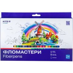 Фломастеры, набор 24 шт. Kite K-456