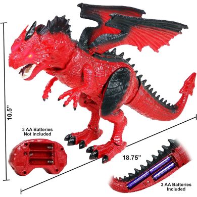 Іграшка Вогняний Дракон (спрей,звук, світло) д/к XIE SHENG TOYS RS6189A
