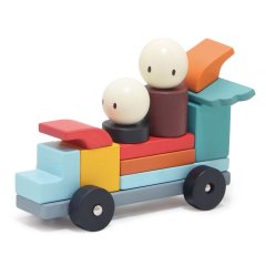 Іграшка з дерева Перегонові маг блоки Tender Leaf Toys TL8613, Різнокольоровий