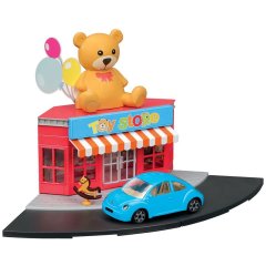 Игровой набор серии City Магазин игрушек (магазин игрушек, автомобиль 1:43) Bburago 18-31510