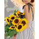 Картина за номерами Rosa Start Соняшники в руках 35 x 45 N00013541