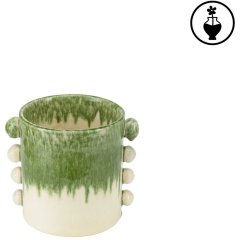 Кашпо круглое REGINALDO 18x18x26,5 см белое Rituali Domestici U31065092A83