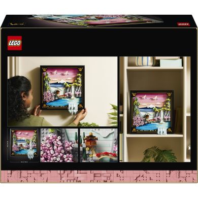 Конструктор LEGO ART Японский пейзаж с цветом сакуры 31218