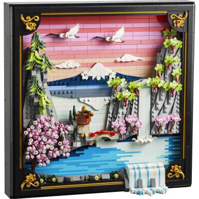 Конструктор LEGO ART Японский пейзаж с цветом сакуры 31218