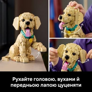 Конструктор Щенок золотистого ретривера Icons Lego 11384