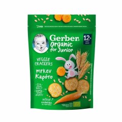 Крекери Gerber organic пшен/морква 100г 8000300435344