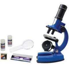Мікроскоп Eastcolight зі 100-300 або 600-кратним збільшенням, синій Eastcolight ES21331