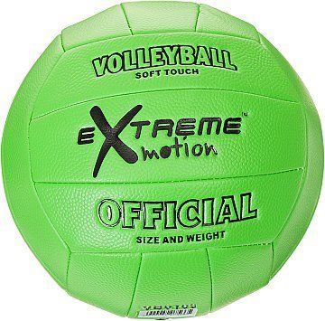 Мяч Extreme Motion Волейбольный синий PVC 280гр в ассортименте оранжевый и зеленый VB0109