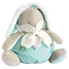 Мягкая игрушка Doudou Кролик голубой 38 см DC3496