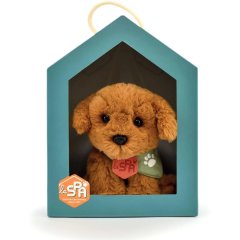 М'яка іграшка Песик бежевий, 16 см DouDou HO3312