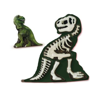 Набор для создания гипсовой фигурки Ses Creative Ти-Рекс со скелетом 14206S