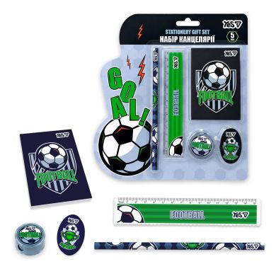 Набір канцелярії Yes Football, 5 предметів 450279