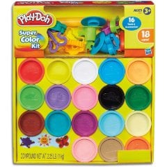Набор пластилина Набор супер цветов 18 баночек Play-Doh A4897
