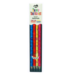 Набір з 4 ароматних олівців Tinc Set of 4 Scented Pencils 4SCPNCMX
