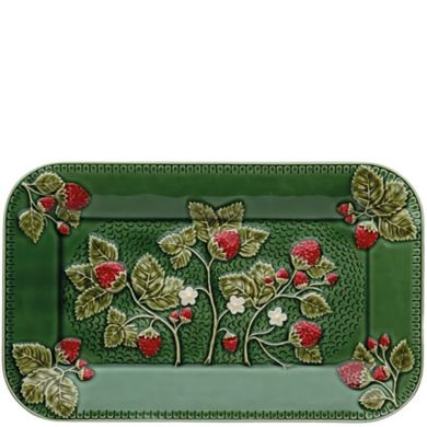 Поднос-блюдо Strawberries Bordallo Pinheiro 34x21 cm 65001102