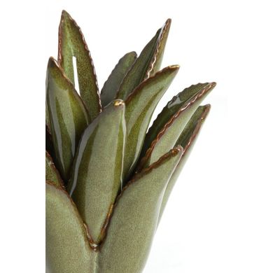 Підсвічник &Oslash;11,5x11,5 см CACTUS керамічний темно-зелений Light&Living 6061581