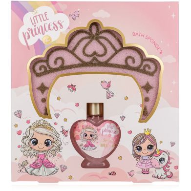 Подарочный набор LITTLE PRINCESS (пена для ванной, губка в форме короны), бумага. упак. ACCENTRA 4015953694189